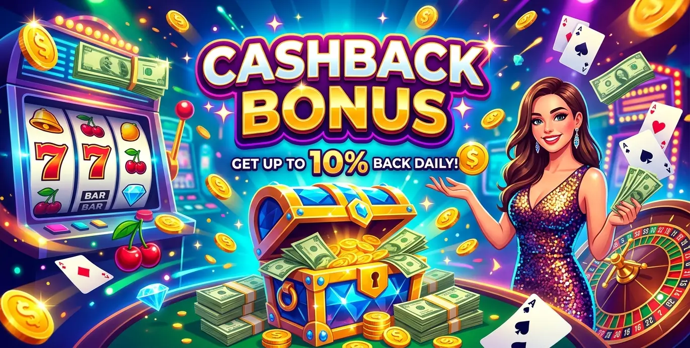 Slotnite casino cashback bonus